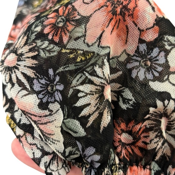 FOREVER 21 - NWT - FLORAL SWEETHEART CROP TOP - SIZE XL - VERY FEMININE B3 - Picture 10 of 14